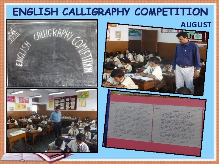 ENGLISH CALLIGRAPHY COMPETITION AUGUST 