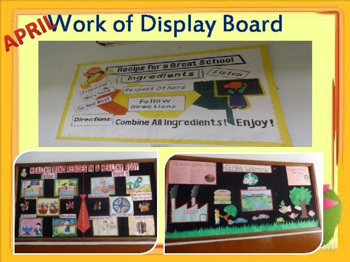 Work of Display Board 