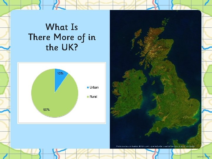 What Is There More of in the UK? Photo courtesy of Mapbox (@flickr. com)