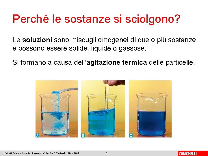 Perché le sostanze si sciolgono? Le soluzioni sono miscugli omogenei di due o più