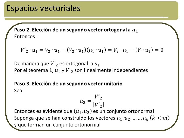 Espacios vectoriales 