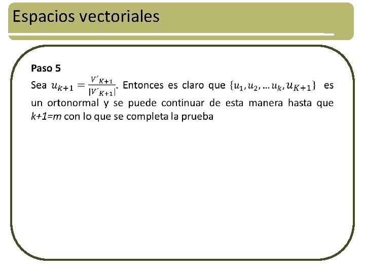 Espacios vectoriales 