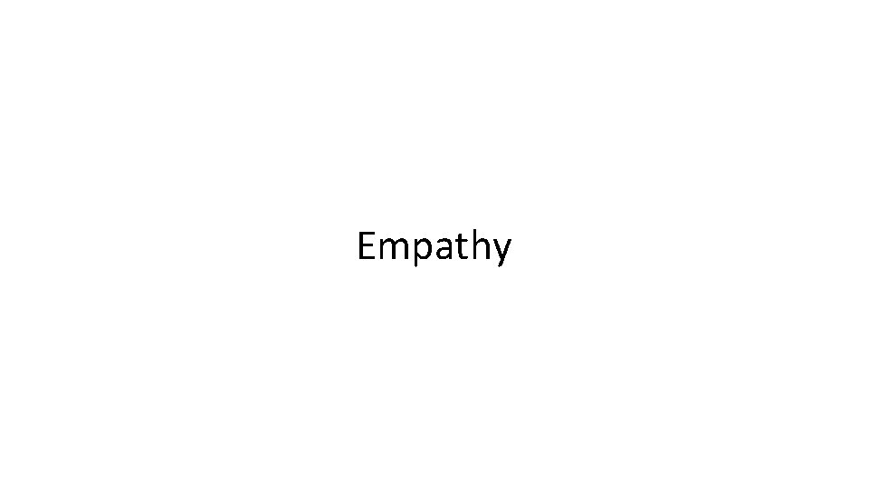 Empathy 