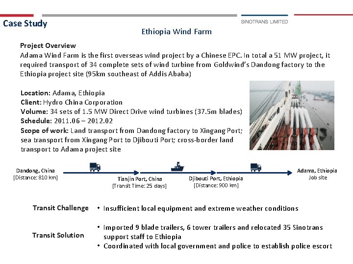 Case Study Ethiopia Wind Farm Project Overview Adama Wind Farm is the first overseas