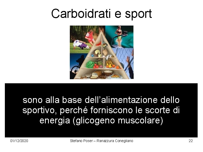 Carboidrati e sport sono alla base dell’alimentazione dello sportivo, perché forniscono le scorte di Carboidrati e sport sono alla base dell’alimentazione dello sportivo, perché forniscono le scorte di