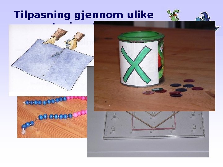 Tilpasning gjennom ulike presentasjonsformer 