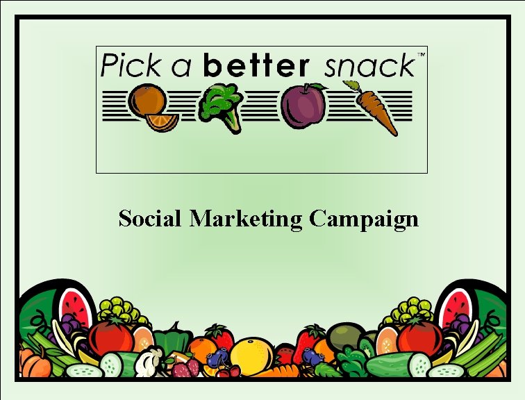 Social Marketing Campaign 