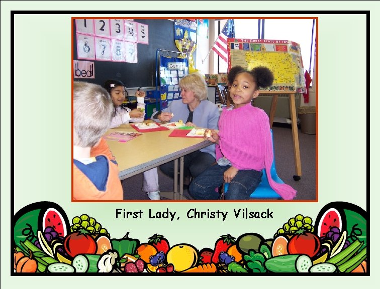 First Lady, Christy Vilsack 