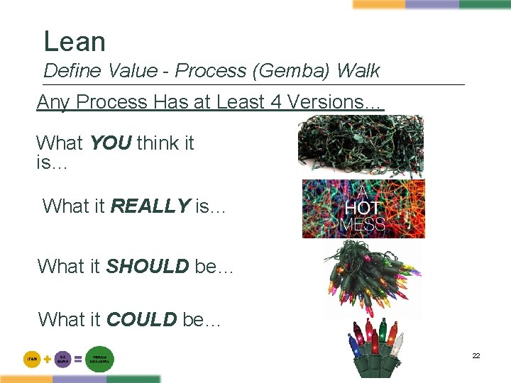 Lean Define Value - Process (Gemba) Walk Any Process Has at Least 4 Versions…