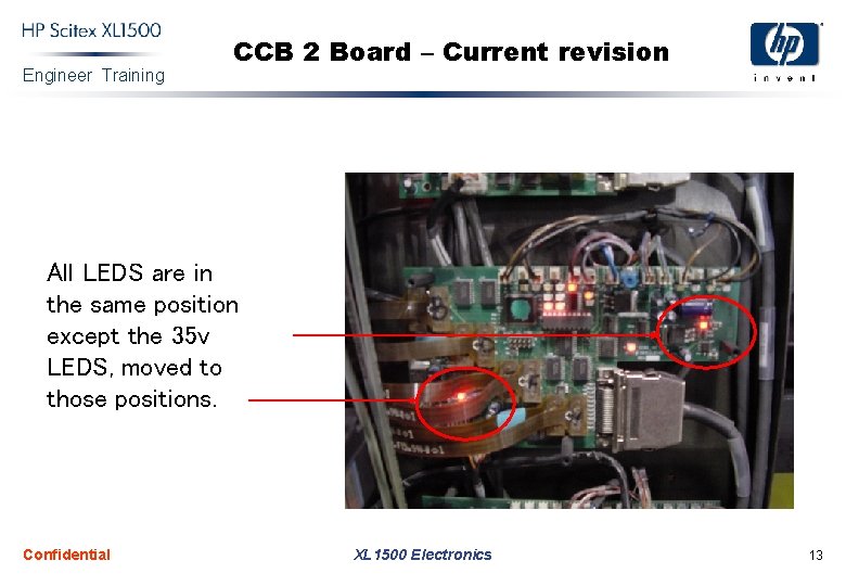 Engineer Training CCB 2 Board – Current revision All LEDS are in the same