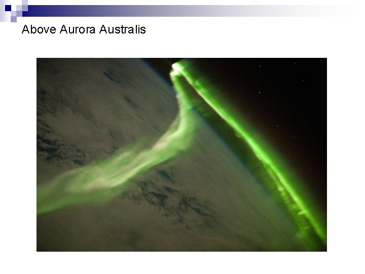 Above Aurora Australis 