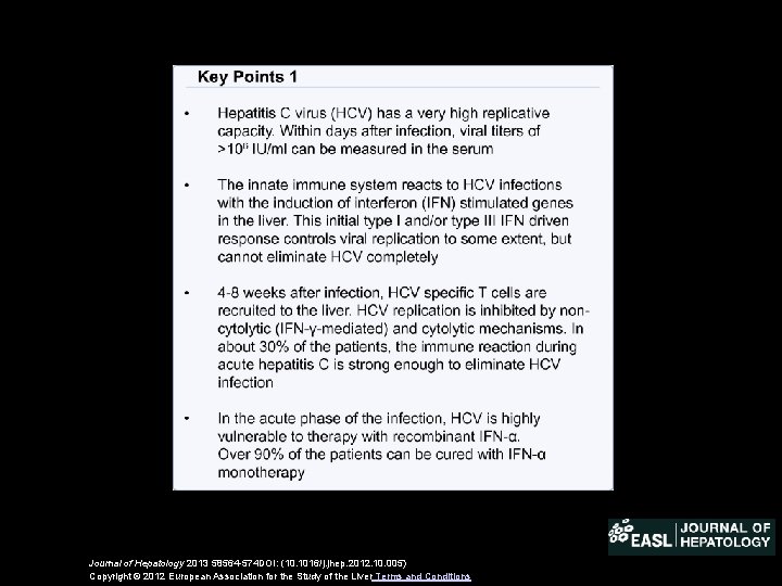 Journal of Hepatology 2013 58564 -574 DOI: (10. 1016/j. jhep. 2012. 10. 005) Copyright