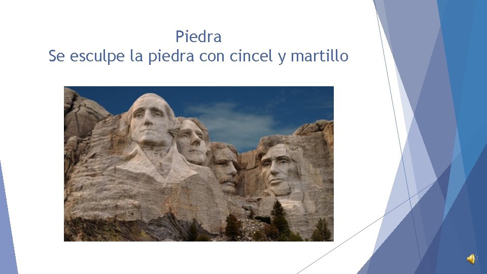 Piedra Se esculpe la piedra con cincel y martillo 