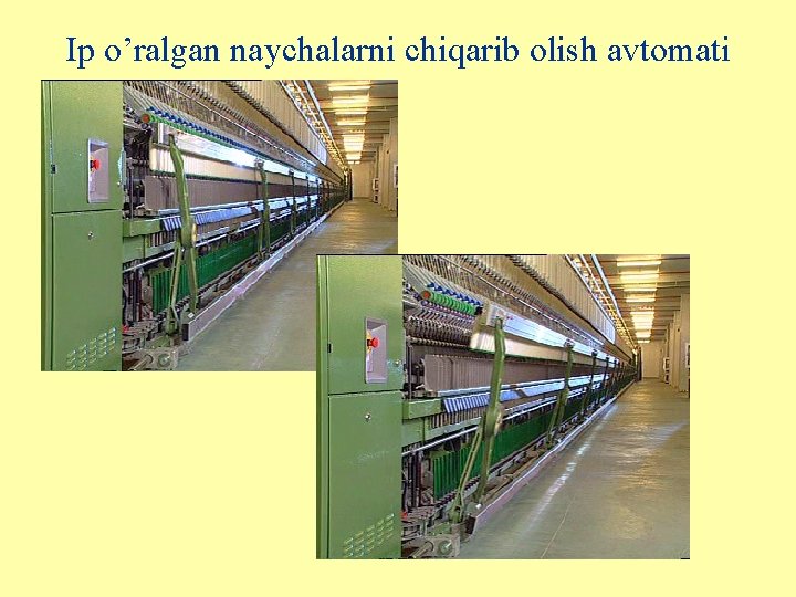 Ip o’ralgan naychalarni chiqarib оlish avtоmati 