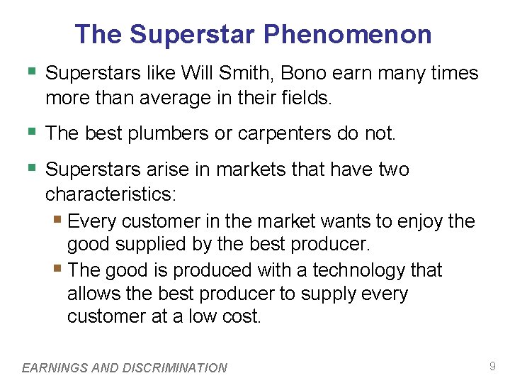 superstar phenomenon