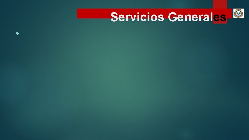 Servicios Generales 