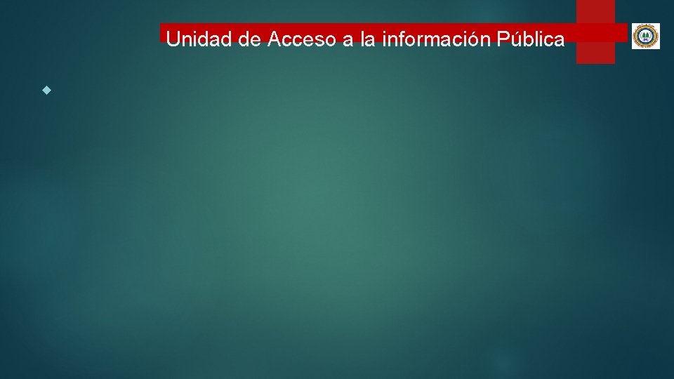 Unidad de Acceso a la información Pública 