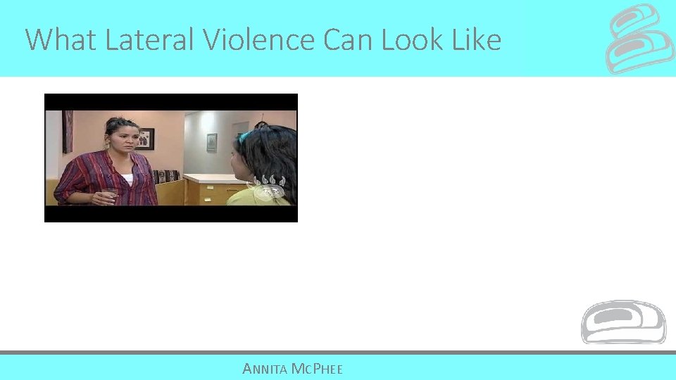 What Lateral Violence Can Look Like ANNITA MCPHEE 