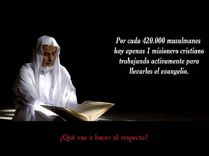 ¿Qué vas a hacer al respecto? ¿Qué vas a hacer al respecto?