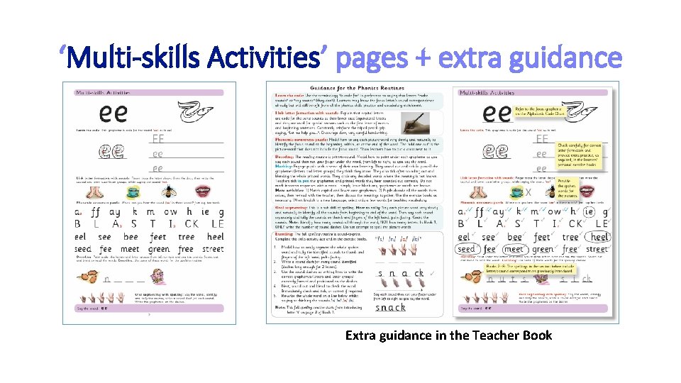 ‘Multi-skills Activities’ pages + extra guidance Extra guidance in the Teacher Book 