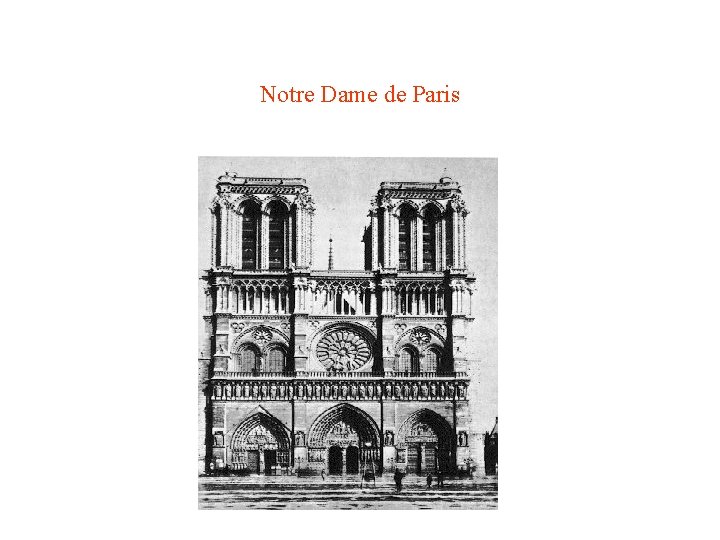 Notre Dame de Paris 