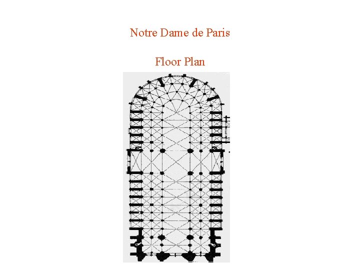 Notre Dame de Paris Floor Plan 