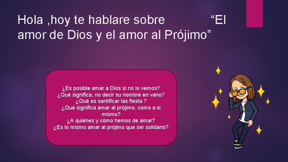 Hola , hoy te hablare sobre “El amor de Dios y el amor al