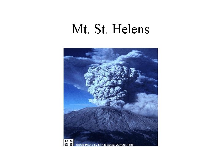 Mt. St. Helens 