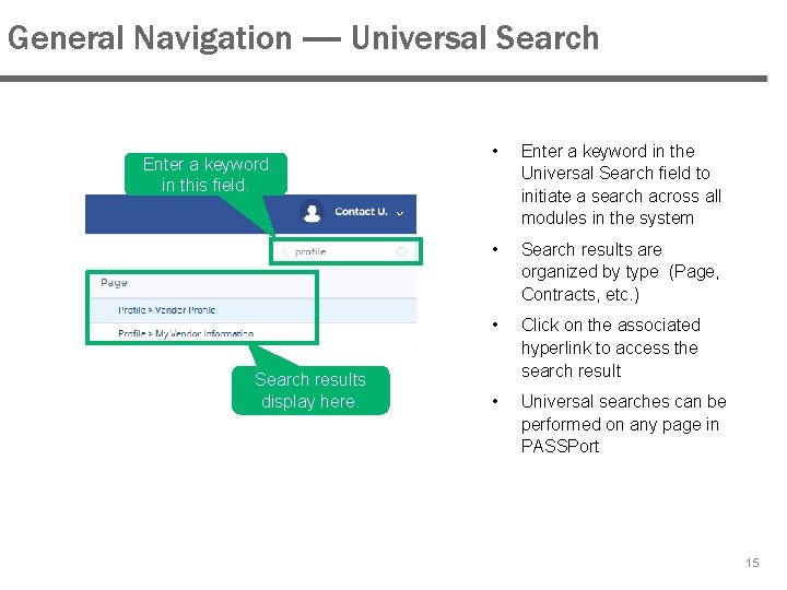 General Navigation — Universal Search Enter a keyword in this field. Search results display General Navigation — Universal Search Enter a keyword in this field. Search results display