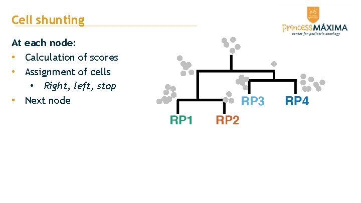 Cell shunting At each node: • Calculation of scores • Assignment of cells • Cell shunting At each node: • Calculation of scores • Assignment of cells •