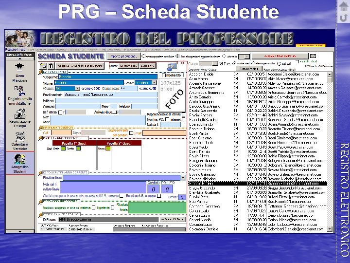 PRG – Scheda Studente REGISTRO ELETTRONICO 