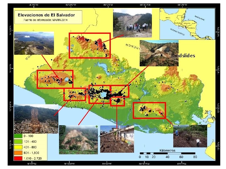 Central Graben in El Salvador: Within the Central Graben with a tendency towards the