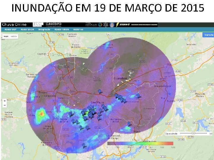 INUNDAÇÃO EM 19 DE MARÇO DE 2015 
