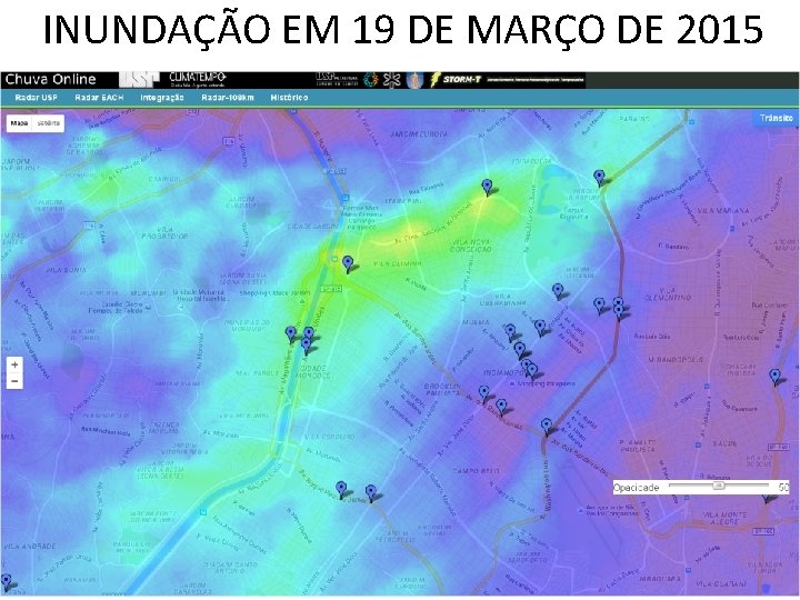 INUNDAÇÃO EM 19 DE MARÇO DE 2015 