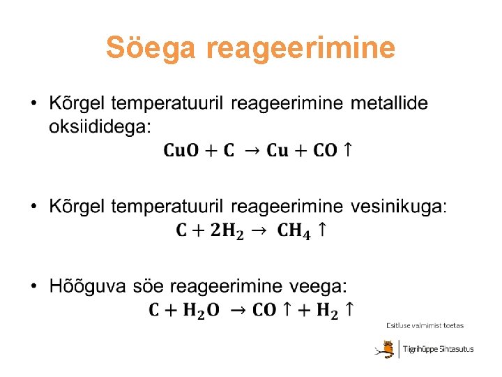 Söega reageerimine • 