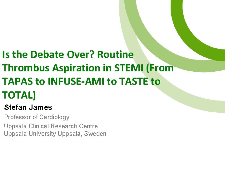 Is the Debate Over? Routine Thrombus Aspiration in STEMI (From TAPAS to INFUSE-AMI to