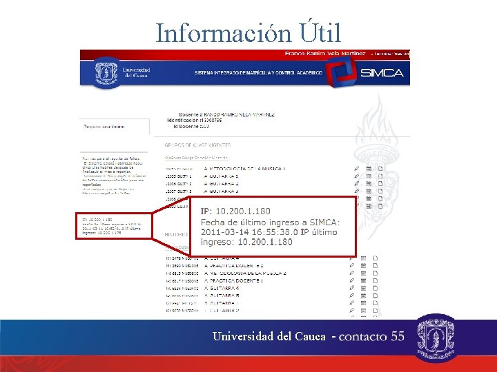 Información Útil Universidad del Cauca - . 