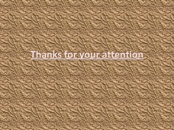 Thanks for your attention 