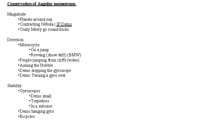 Conservation of Angular momentum: Magnitude • Planets around sun • Contracting Nebula | IP