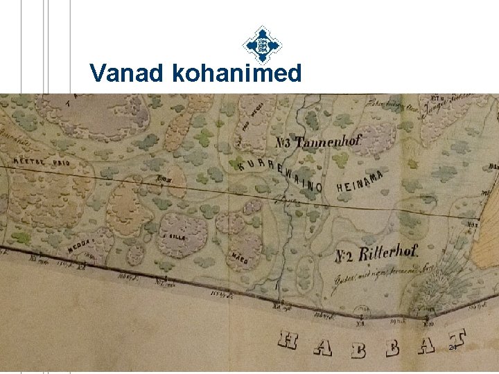 Vanad kohanimed 24 