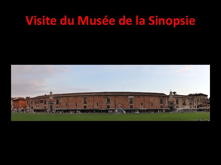 Visite du Musée de la Sinopsie 