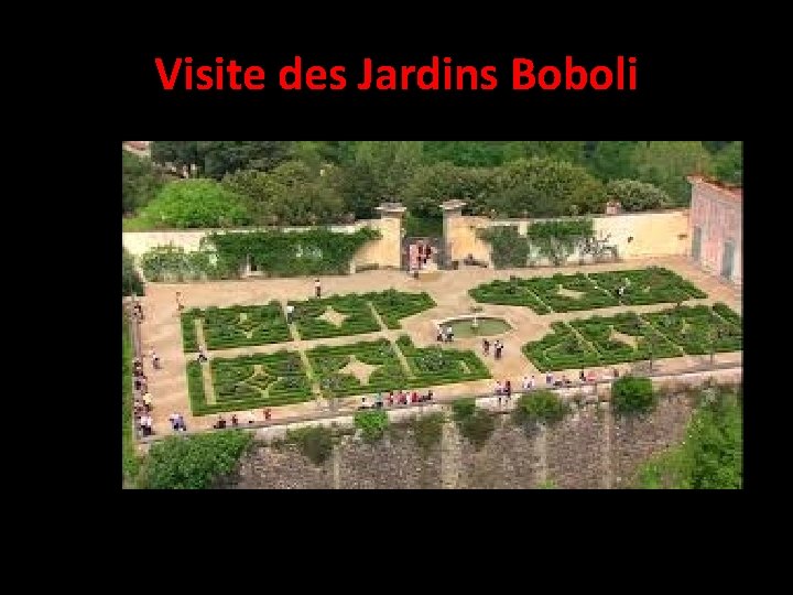 Visite des Jardins Boboli 