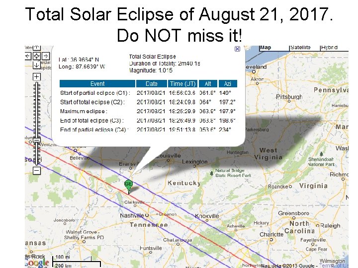 Total Solar Eclipse of August 21, 2017. Do NOT miss it! 