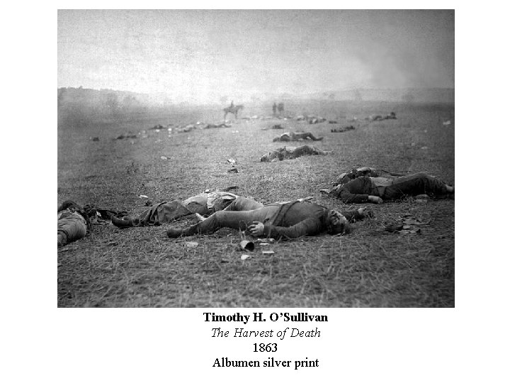 Timothy H. O’Sullivan The Harvest of Death 1863 Albumen silver print 