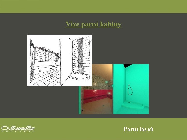 Vize parní kabiny Parní lázeň 