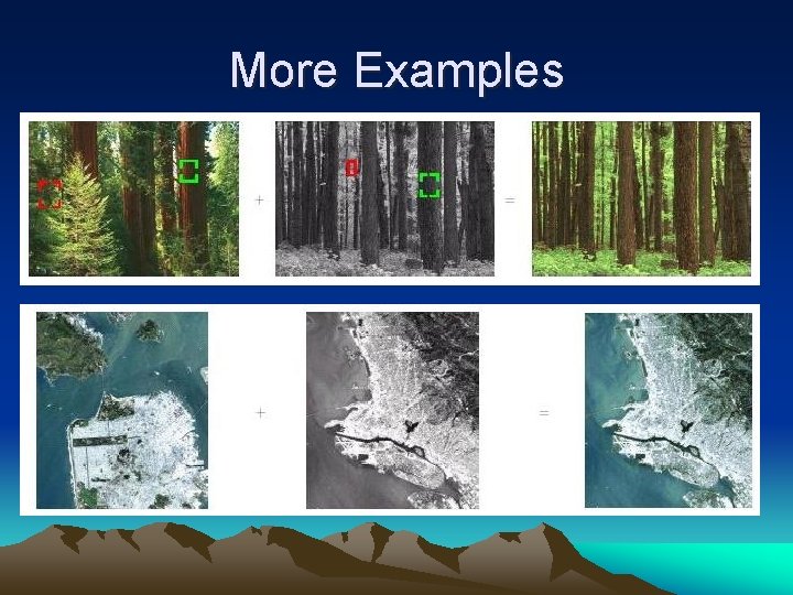 More Examples More Examples