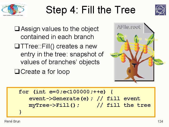 Step 4: Fill the Tree q Assign values to the object contained in each Step 4: Fill the Tree q Assign values to the object contained in each