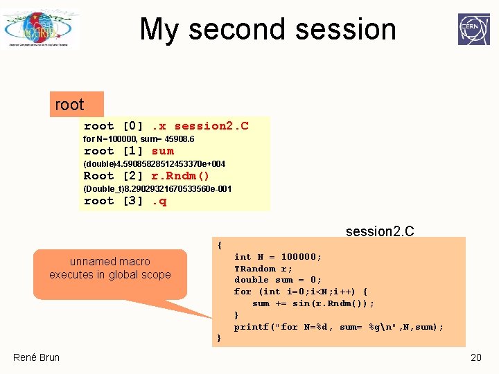 Introduction to the ROOT framework http root cern