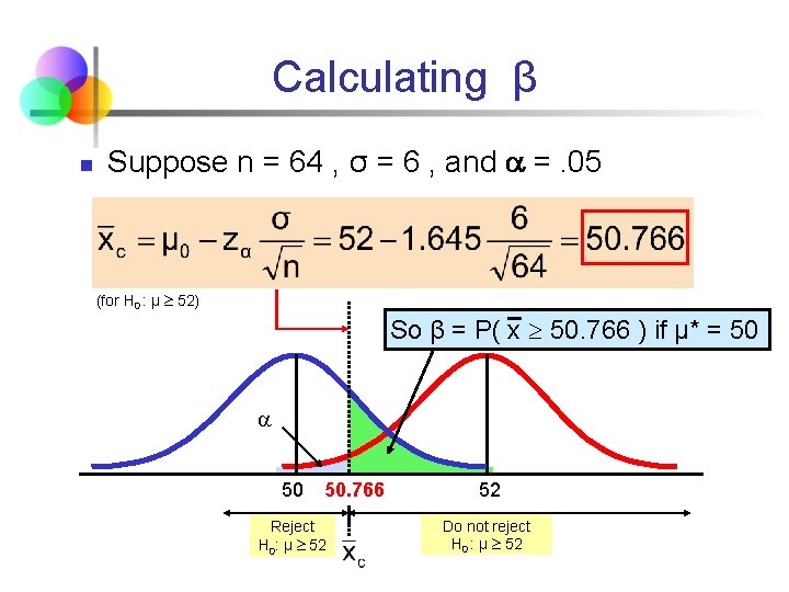 Mathematics Statistics Topic 8 Hypothesis Testing Topic Goals