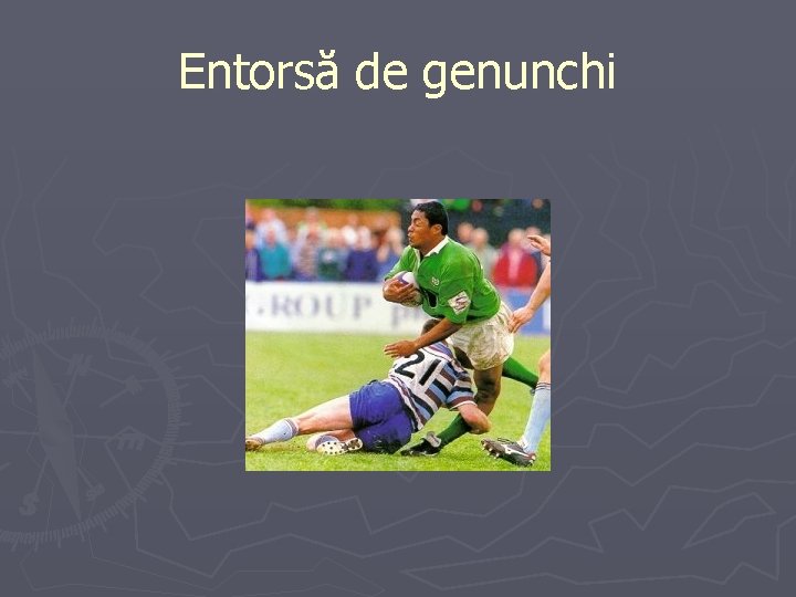 Entorsă de genunchi Entorsă de genunchi